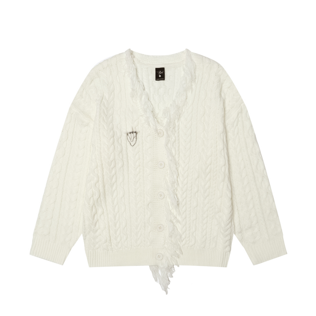 Fringe Knitted Cardigan