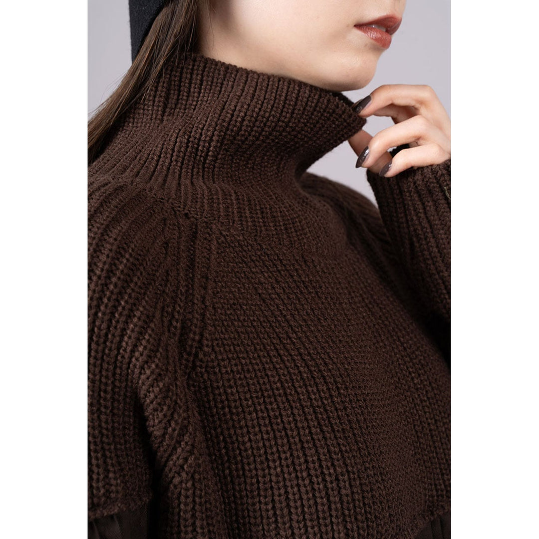 Pleats Docking Volume Knit