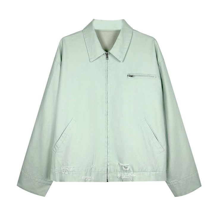 Damage wash color jacket