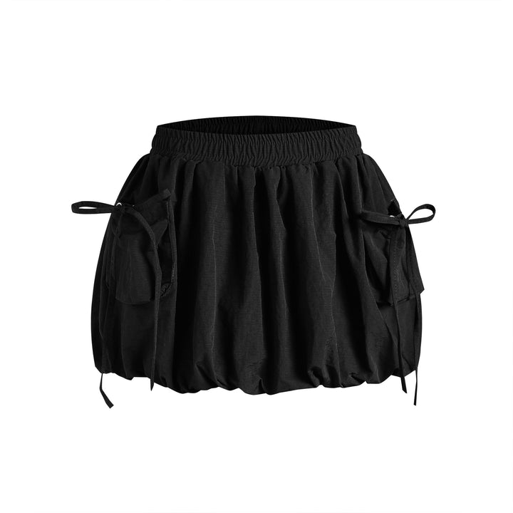 [¥0] Ribbon Ballon Mini Skirt