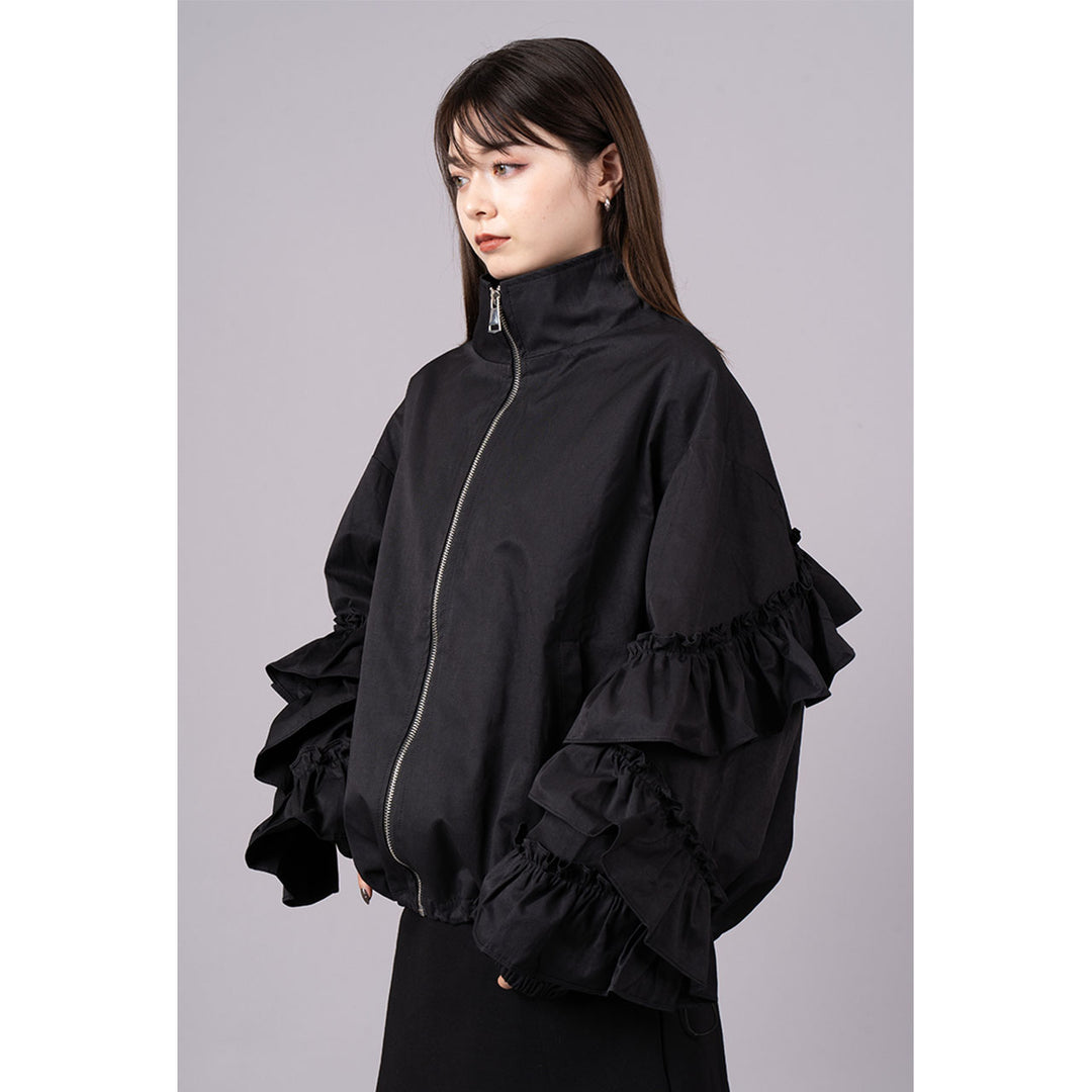 Volume Frill Sleeve Jacket