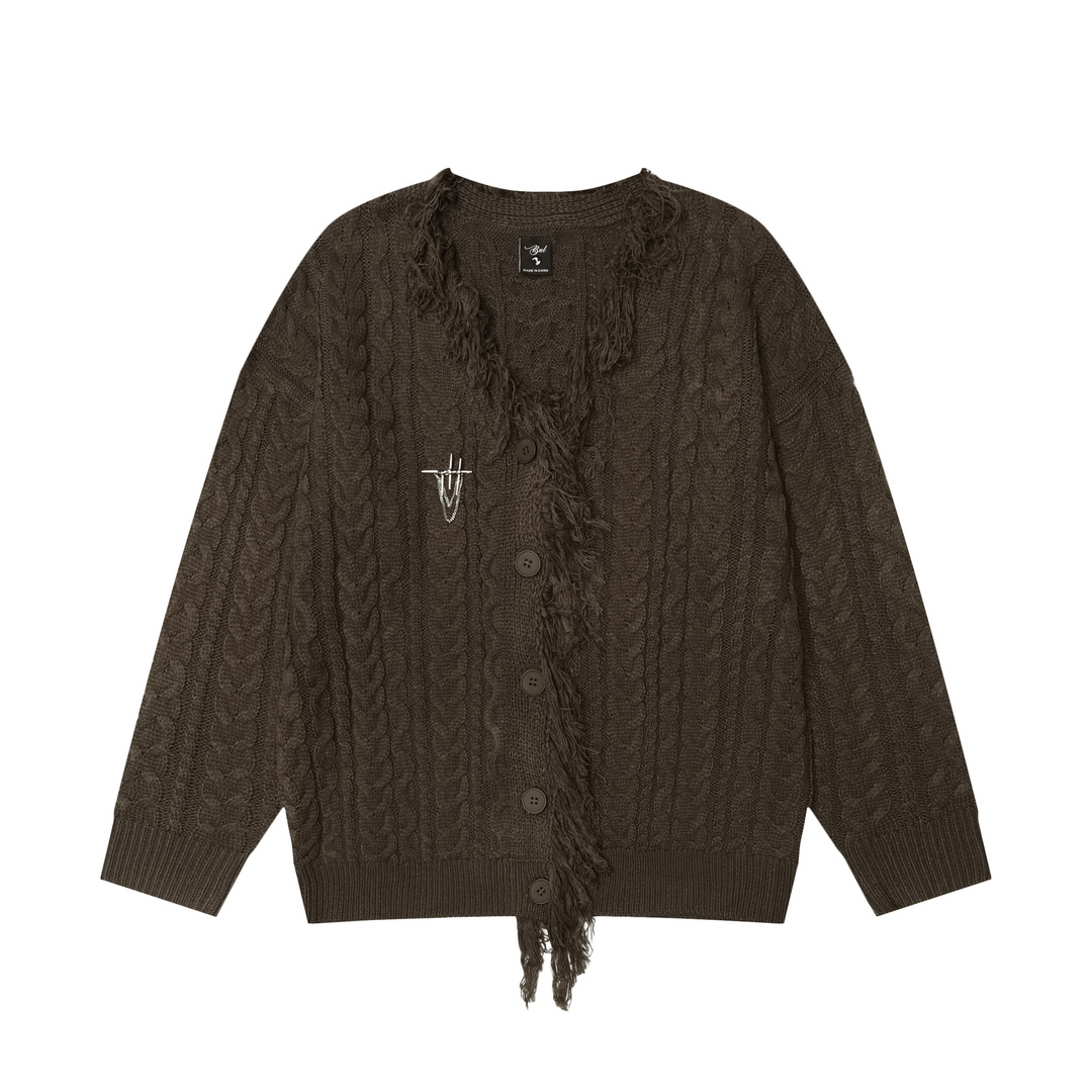 Fringe Knitted Cardigan