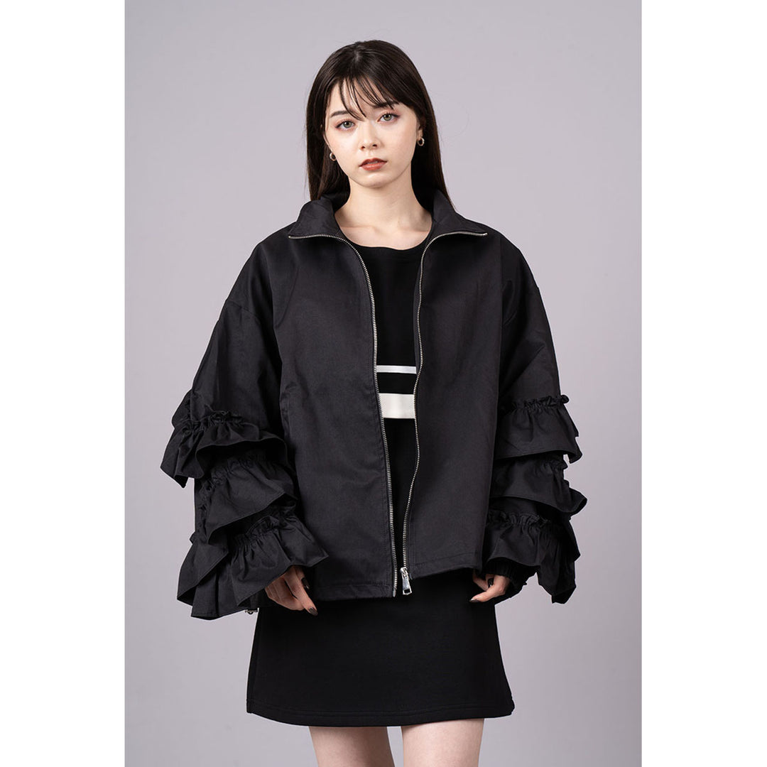 Volume Frill Sleeve Jacket