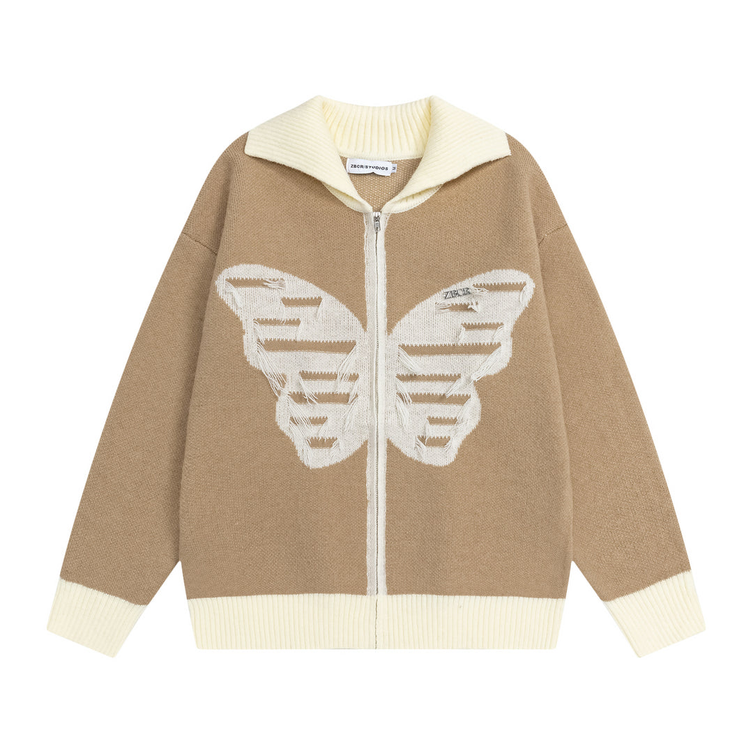 Butterfly simple knit cardigan