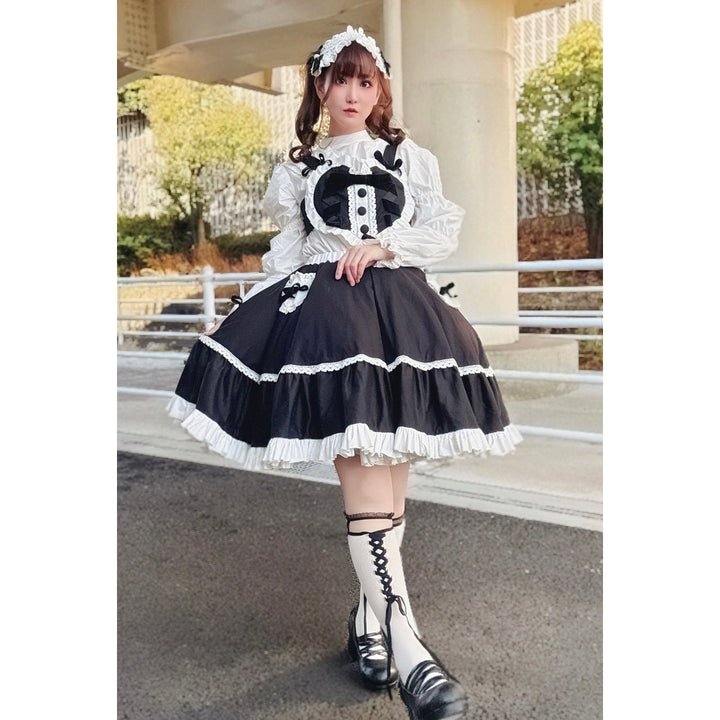 ★2点購入で1,000円OFF★ [ainoeri] 愛野えりコラボアイテム - ② Whip Frill Skirt ¥10,800