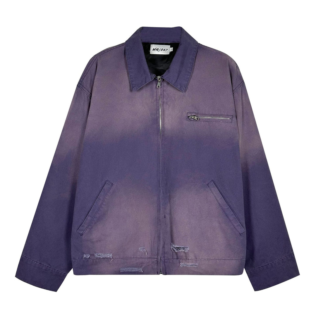 Damage wash color jacket