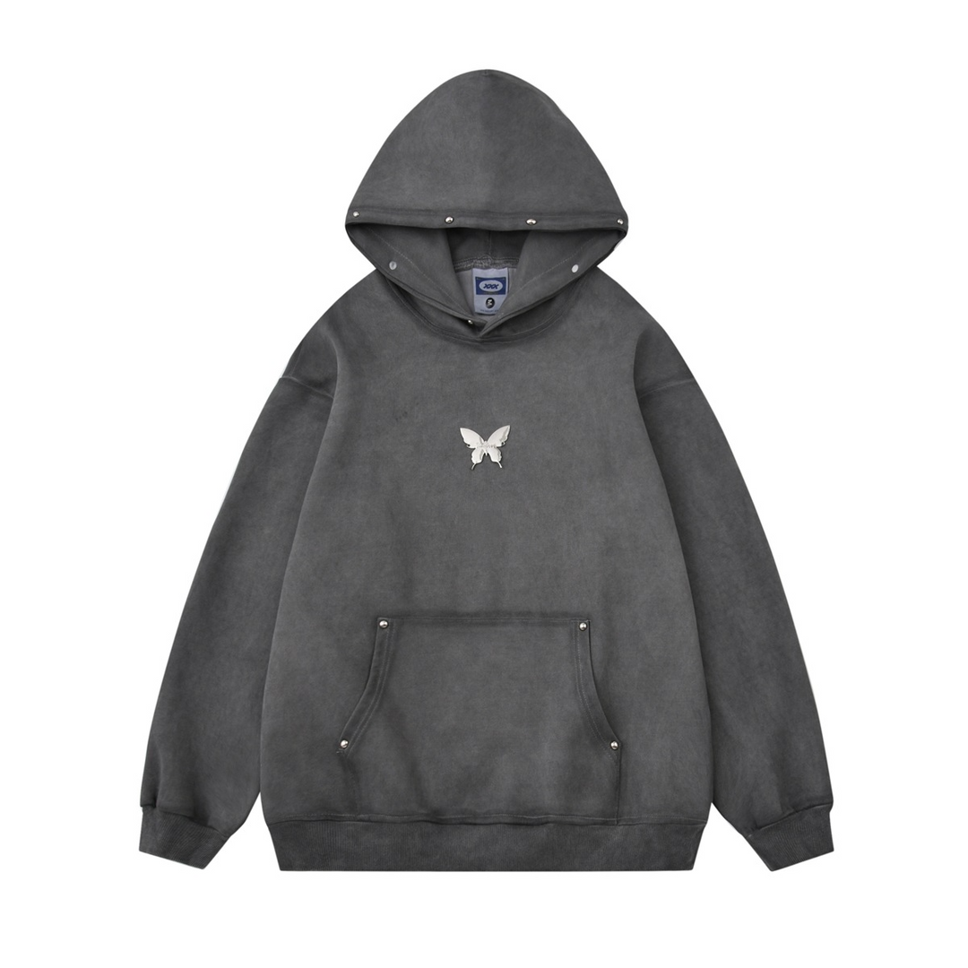 Butterfly Washed Hooded Sweatshirt