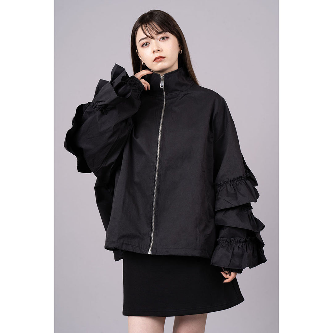 Volume Frill Sleeve Jacket