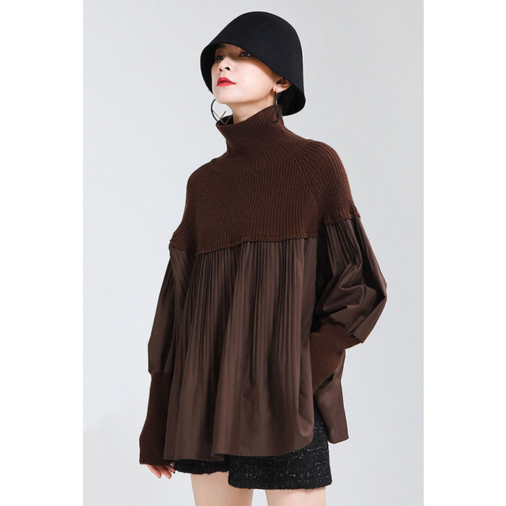 Pleats Docking Volume Knit