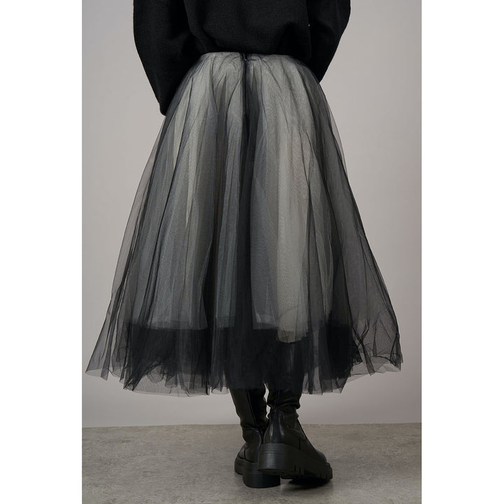 Print Tulle Skirt