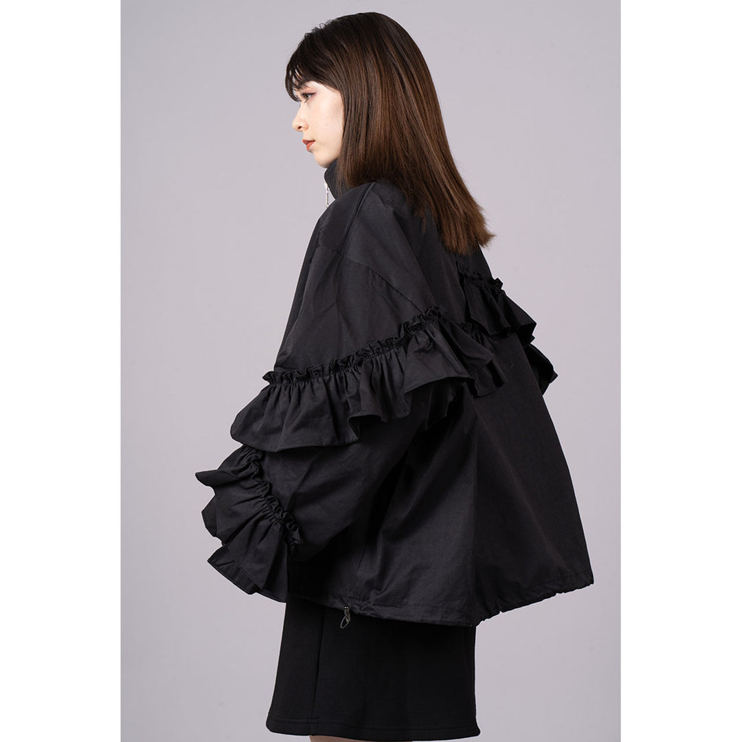 Volume Frill Sleeve Jacket