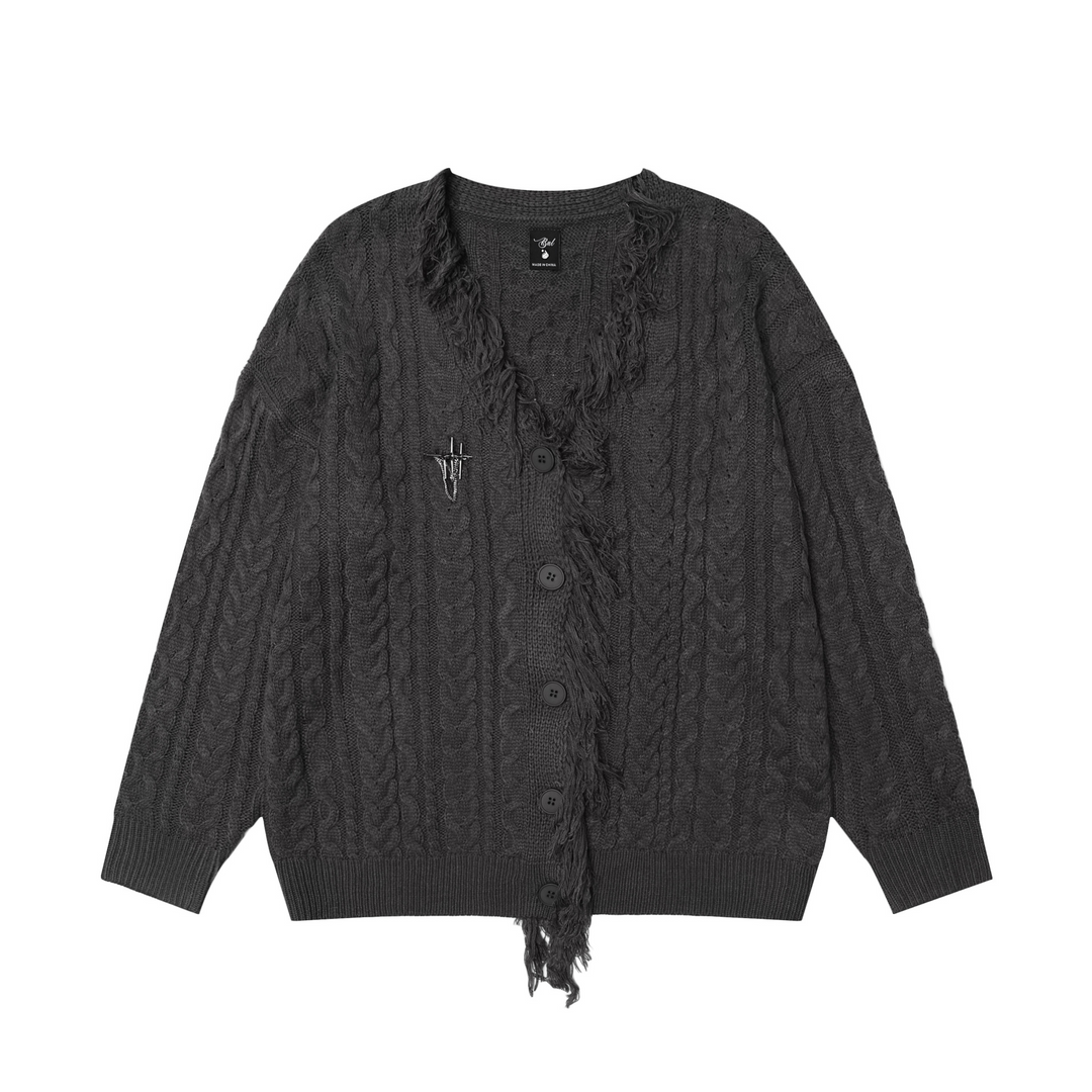 Fringe Knitted Cardigan