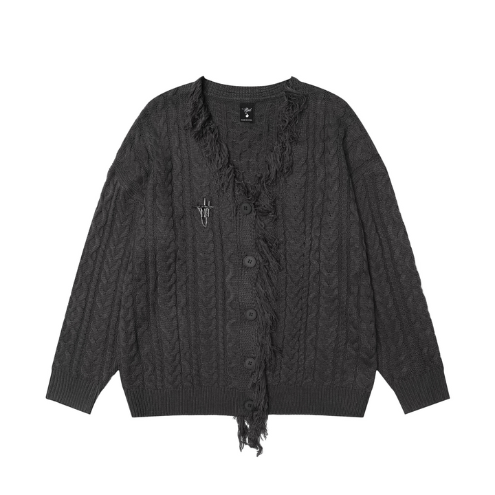 Fringe Knitted Cardigan