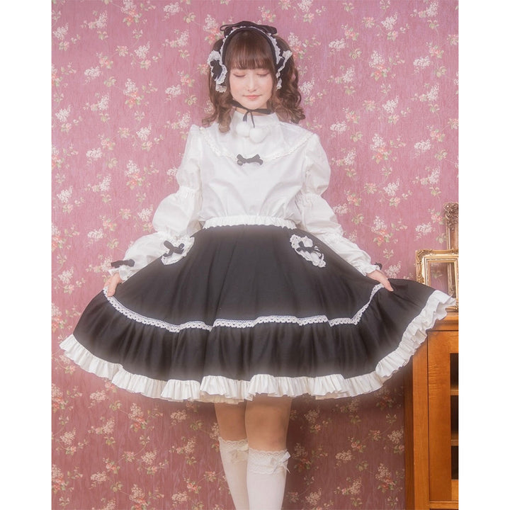 ★2点購入で1,000円OFF★ [ainoeri] 愛野えりコラボアイテム - ② Whip Frill Skirt ¥10,800