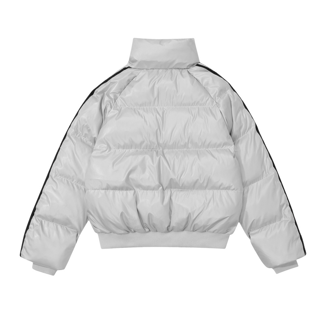 Side line simple padded down jacket