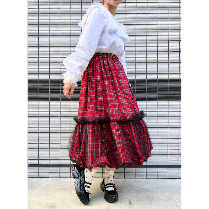 [razbliuto210] ま ち こコラボアイテム - Tulle Sailor Collar Blouse