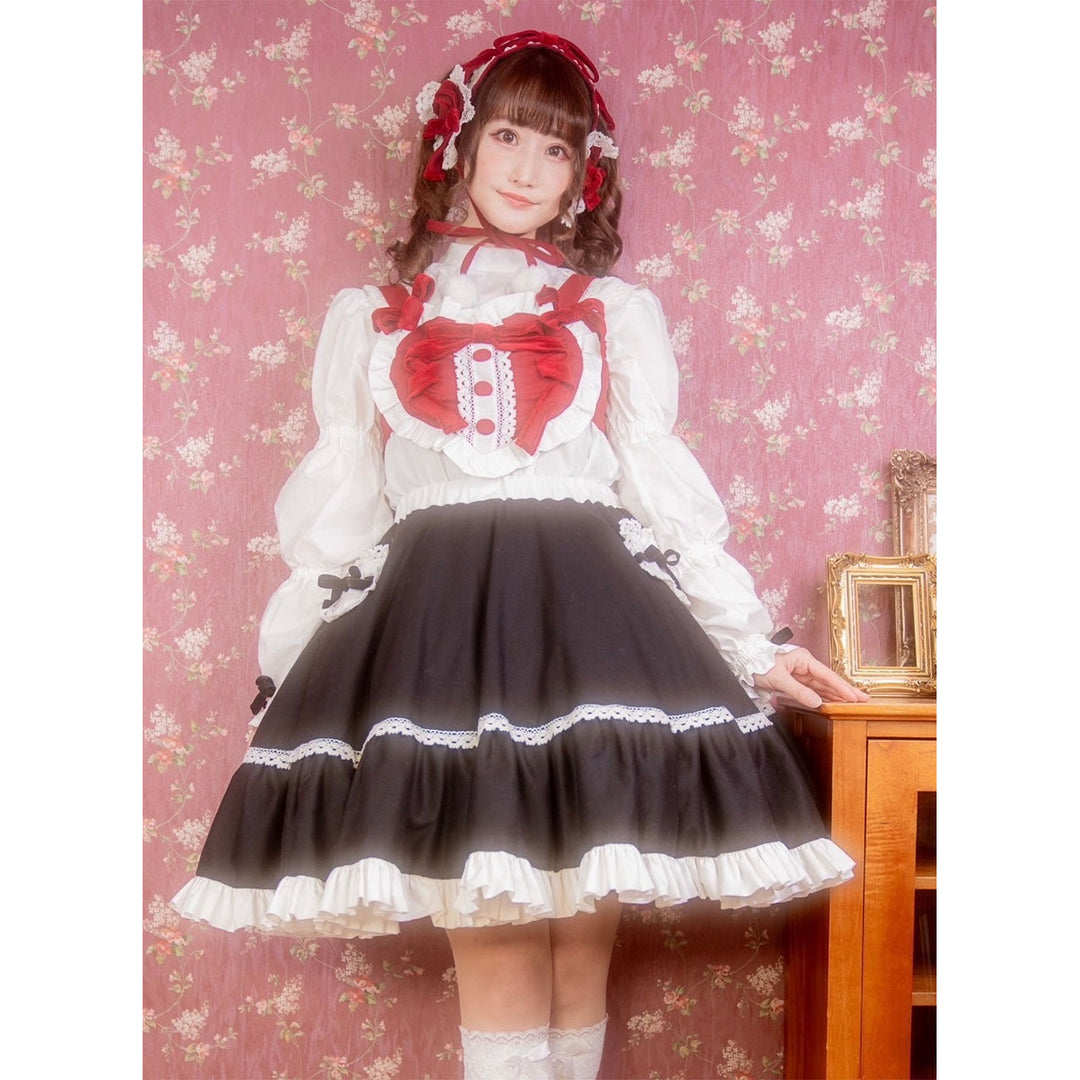 ★2点購入で1,000円OFF★ [ainoeri] 愛野えりコラボアイテム - ② Whip Frill Skirt ¥10,800