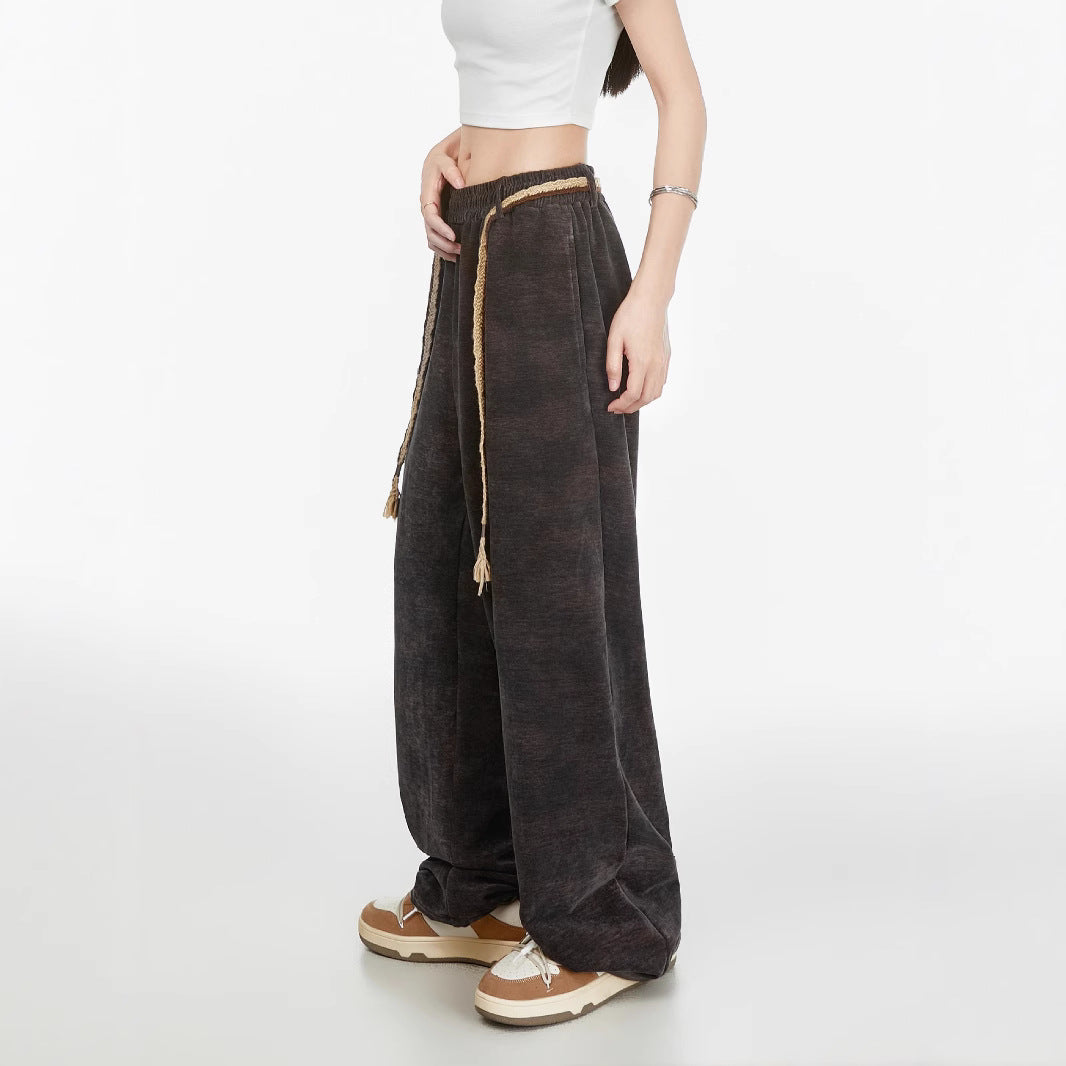 Casual Pattern Loose  Pants