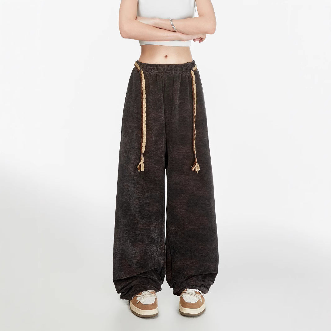 Casual Pattern Loose  Pants