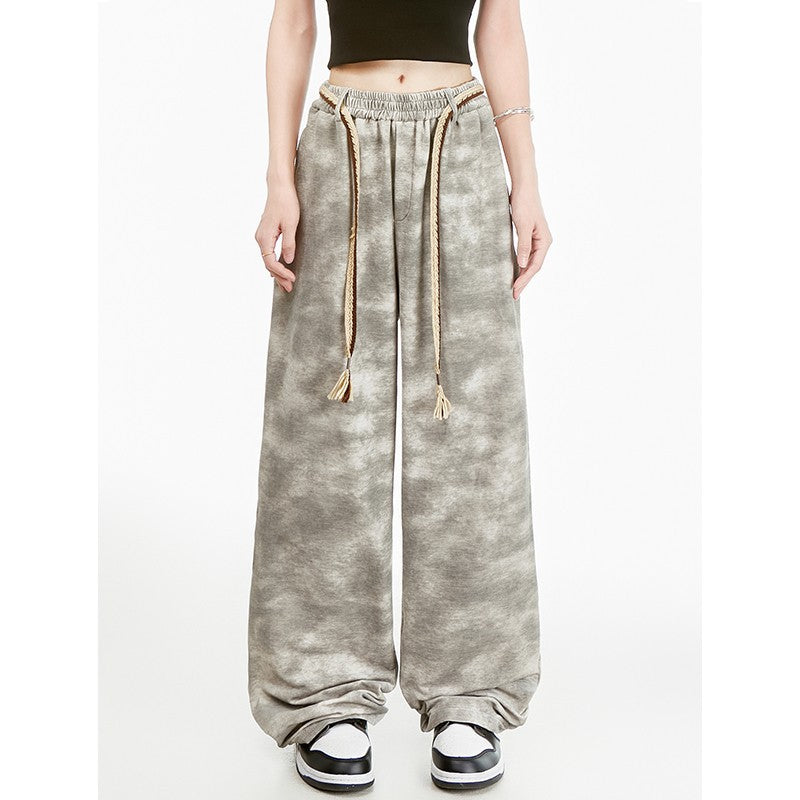 Casual Pattern Loose  Pants