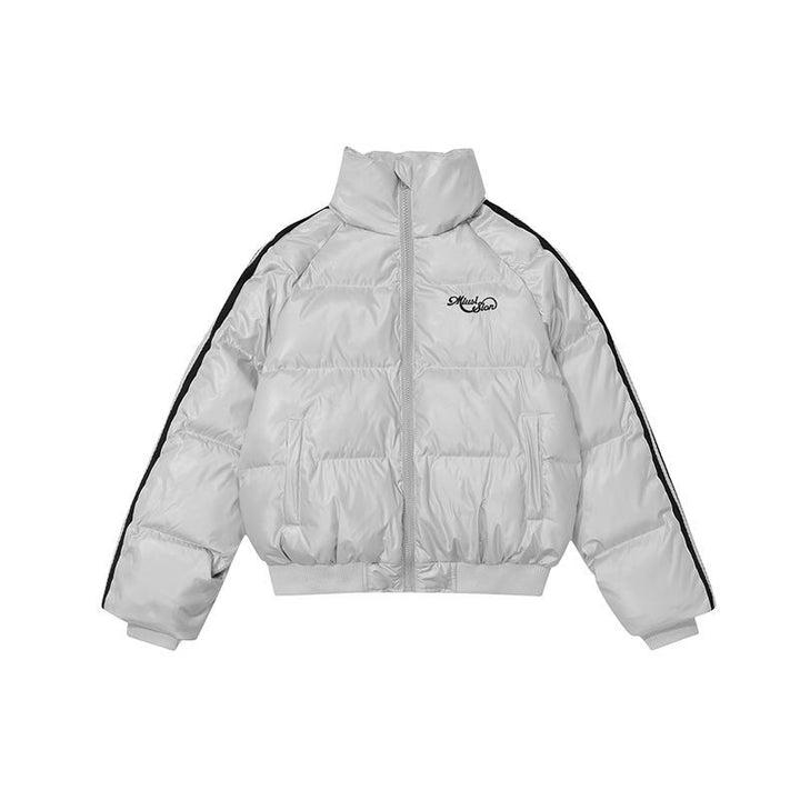 Side line simple padded down jacket