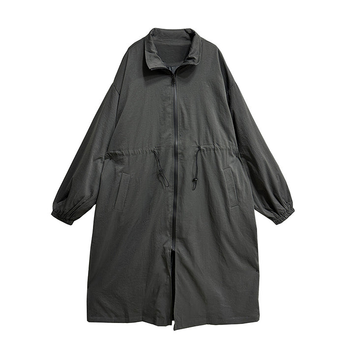 Stand Collar Trench Coat