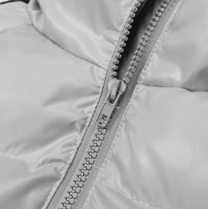 Side line simple padded down jacket