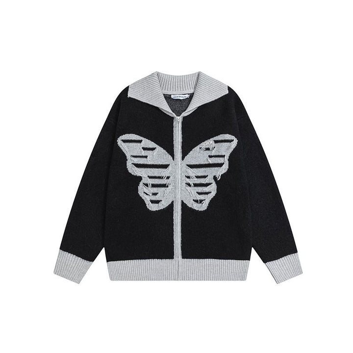 Butterfly simple knit cardigan